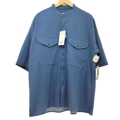 ビーミングバイビームス B:MING by BEAMS バンドカラービッグポケットS/Sシャツ メンズ JPN：L のサムネイル