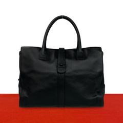 極 美品 PRADA プラダ 三角ロゴ 金具 サフィアーノ レザー 本革