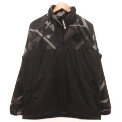 앰블로 UMBRO 재킷 윈드 브레이커 하프 Zip 안솜 긴팔 스탠드 컬러 L 블랙 블랙 / SD ■ECF004