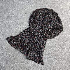 新品タグ付 Rirandture エアリーレイヤードシャツワンピース ピンク 2