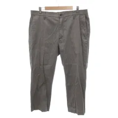ハッシュパピー Hush Puppies クロップドパンツ スラックス リネン混 センタープレス 91 グレー /YJ ■GY66のサムネイル