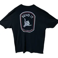 CHM SAVTAC Savage Tacticians Co SEND IT バックプリント Tシャツ 黒 2XL スカル ミリタリー メンズ レディース ユニセックス 古着