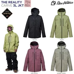 REW REALITY CARVE 3L JACKET GORE-TEX 3レイヤー/ アールイーダブリュー/リアリティカーブ　ジャケット 26/27 /ゴアテックス/GORE防水ウェア　2027　REW【予約商品2026年11月納品】のサムネイル