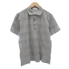 ミラショーン mila schon 美品 ポロシャツ 46 半袖 無地 グレー /AE ■ECF001のサムネイル