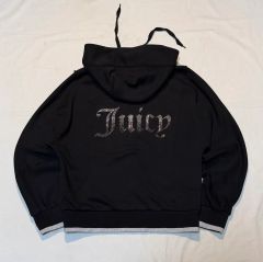 Juicy Couture ジップアップパーカー グレー moussy - メルカリ