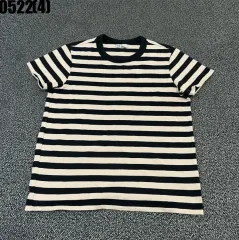 ユニクロ 半袖 Tシャツ ブラック/アイボリー L | 0522