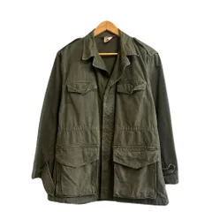 フランス軍 M47 後期型 比翼 ミリタリージャケット フィールドジャケット カーキ SIZE M NO.T538のサムネイル