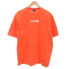パーリーゲイツ PEARLY GATES Tシャツ 5 オレンジ ロゴプリント クルーネック 半袖 /KR ■GY66のサムネイル