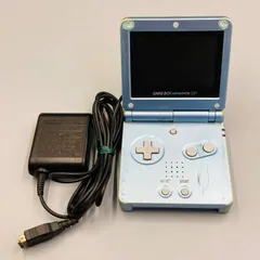 【動作確認済み】任天堂 GBAハード ゲームボーイ アドバンスSP パールブルー 本体 AGS-001 Nintendo ニンテンドー KA7