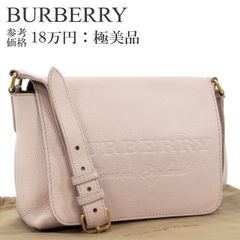 BURBERRY バーバリー レザー斜め掛けバッグ ピンク系 - メルカリ