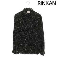 Saint Laurent Paris シルクシャツ ダイヤ総柄 37 エディ期 - メルカリ