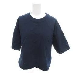 ミューズ MUSE 美品 Tシャツ カットソー 紺 ネイビー 無地 ラウンドネック 胸ポケット 半袖15-070-500-5030-1-0 /HW ■GY66のサムネイル