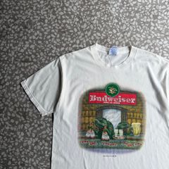 90’s DELTA BUDWEISER フロッグ リザード 両面 Tシャツ 90's DELTA BUDWEISER フロッグ リザード 両面 Tシャツ - メルカリ