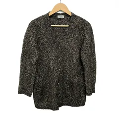 LANVIN(ランバン) カーディガン レディース - ダークブラウン×ベージュ 長袖のサムネイル