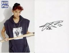 [중고] 컬렉션 카드 (남성) EXO / 타오 (Tao) / 뒷면 인쇄 사인들이 / [EXO XOXO SM Lotte Pop Up Store] 포토 카드 세트