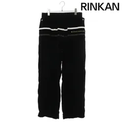 クロムハーツ  VELVET TRACKSUIT PANTS ロゴ刺繍ベロアトラックロングパンツ メンズ Lのサムネイル