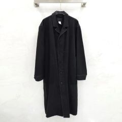 ロングコート 黒 ヨウジヤマモト YOHJI YAMAMOTO Ground Y - メルカリ