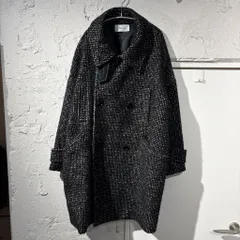 FRAY I.D フレイ アイディー 24AW バルマカンハーフコート FWFC244070 ブラック&ホワイト SIze:0【表参道B05】のサムネイル