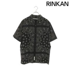 23SS極美品】アレキサンダーワン シルク100% 総柄シャツ M 国内正規品 