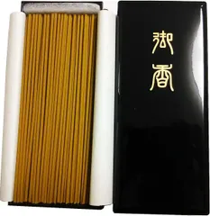 (御供 のし付き 包装品) Awaji Baikundo Incense Sticks贈答用 Sandalwood香花木 塗箱入り 高級Incense サンダル お線香 お香のサムネイル