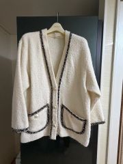 ゆんぴす様専用:CHANEL ニットカーディガン フリンジデザイン