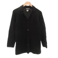 マックスマーラ ウィークエンドライン MAX MARA WEEKEND LINE カーディガン M 長袖 オープンカラー ローゲージ 黒 ブラック /AE ■GY06のサムネイル