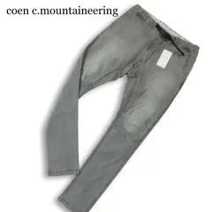 新品★ coen c.mountaineering コーエン USED加工★ ストレッチ スキニー クライミング デニム パンツ ジーンズ Sz.S メンズのサムネイル