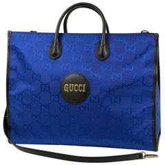 早い者勝ち‼️】グッチ GUCCI 2Wayトートバッグ 630353 青系 - メルカリ