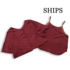 SHIPS シップス 春夏★ 〈汗染み防止〉マルチway トップス Tシャツ × キャミソール アンサンブル 日本製 Sz.F レディースのサムネイル