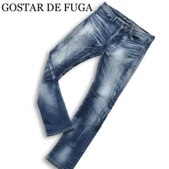 GOSTAR DE FUGA ゴスタール ジ フーガ USED加工★ ストレッチ スキニー スリム デニム パンツ ジーンズ 日本製 Sz.46 メンズのサムネイル