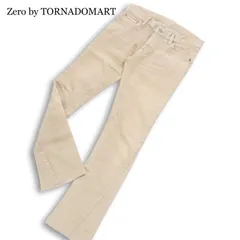 Zero by TORNADOMART トルネードマート USED加工★ シューカット スリム デニム パンツ ジーンズ Sz.L メンズ 日本製のサムネイル