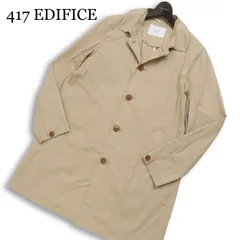 417 EDIFICE エディフィス 通年★ ステンカラー コート ショップコート Sz.M メンズのサムネイル