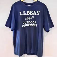 L.L.Bean エルエルビーン ロゴ Tee グラフィック Tシャツ 半袖 S/S 紺 ネイビー メンズ XLサイズのサムネイル