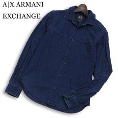 美品☆A|X アルマーニエクスチェンジ Gジャン 3色ステッチ デニム 