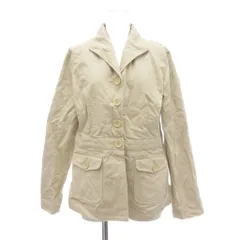 ローラアシュレイ LAURA ASHLEY ジャケット 11 ベージュ 長袖 テーラードカラー フラップポケット /SX ■GY06のサムネイル