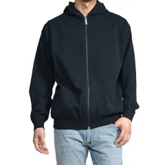 HERNO ヘルノ / LAMINAR ラミナー フーディー スウェットシャツ ジップアップブルゾン 春夏秋 メンズ ライトアウター コットン ポリエステル ネイビー イタリア製 437939のサムネイル