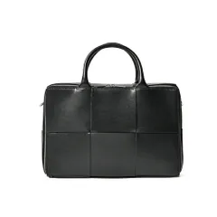 BOTTEGA VENETA ボッテガヴェネタ / ARCO アルコ ブリーフケース レザーバッグ イントレチャート メンズ レディース ユニセックス カーフレザー 100% ブラック イタリア製 435771のサムネイル