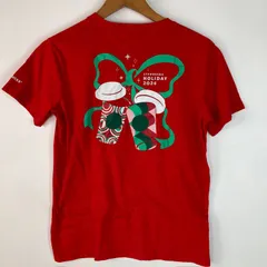 STARBUCKS ホリデー2024デザインTシャツ メンズ S レッド 41810012のサムネイル