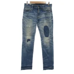 ビッグジョン Big John デニムパンツ ジーンズ 71 ブルー系 ダメージ加工 MMM135G /UO ■GY12