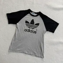 実寸確認 adidas ラグラン 半袖 Tシャツ 0512T