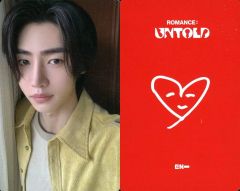 [중고] 컬렉션 카드(남성) ENHYPEN/성훈(SUNGHOON)/CD[ROMANCE : UNTOLD](ENGENE ver.) 포토카드 B
