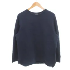 ヨリ yori スウェットシャツ トレーナー クルーネック 無地 F 紺 ネイビー /SJ ■GY06のサムネイル