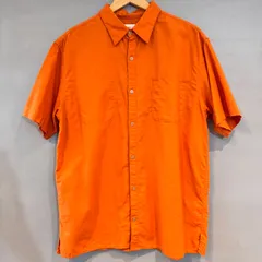 Foxfire フォックスファイヤー ショートスリーブシャツ コットンリネン 綿麻 半袖 S/S オレンジ 橙 メンズ XLサイズのサムネイル