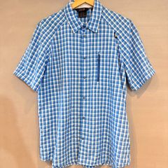美品 Patagonia オーガニックコットン チェック 半袖シャツ - メルカリ
