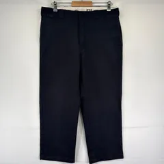 古着 ディッキーズ Dickies パンツ 874 ワンポイントロゴ チノパン ワークパンツ ジッパーフライ w36 L28  ブラック系 メンズ