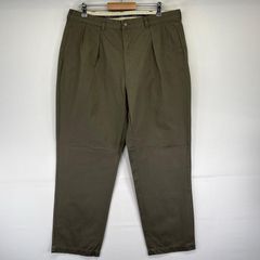 ブルネロクチネリ タック チノパン ストレッチ ブラウン イタリア XXL