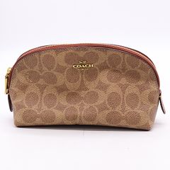 COACH ジュリエンヌ コスメティックケース 17 フロー レザー ポーチ 