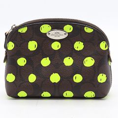 ☆希少☆COACH シグネチャー マルチカラー アクセサリーポーチ 7027
