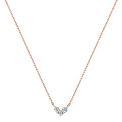美品 スワロフスキー Lifelong Heart ネックレス シルバー - メルカリ