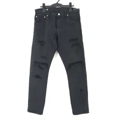 visvim ビズヴィム / ビズビム 20SS SOCIAL SCULPTURE 12 BLK DMGD-17 ダメージ加工デニムパンツ W34×L30 0120105005019のサムネイル
